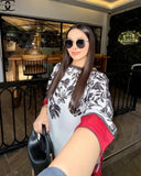Trendy Women's Stitched Printed Swiss Lawn Shirt and Trouser Set - 2 Pcs