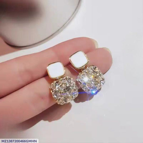 Fashion Rhinestone Square Earrings For Women
