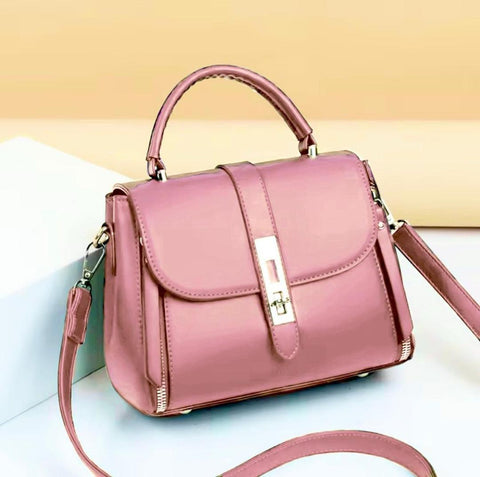 Girl's Stylish Black Crossbody Bag - 1 Pc Fashion Accessory