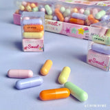 Mini Capsule Velvety Cute Lipstick, High Pigmented, 6 Pcs In Multicolors