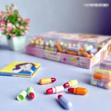 Mini Capsule Velvety Cute Lipstick, High Pigmented, 6 Pcs In Multicolors