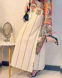 2 Pcs Women's Stitched Swiss Lawn Digital Print Shirt And Trouser