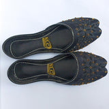 Women's Synthetic Leather Beads Khussa